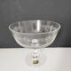 Bohemian crystal stemmed bowl