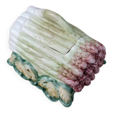 Asparagus service in slipware