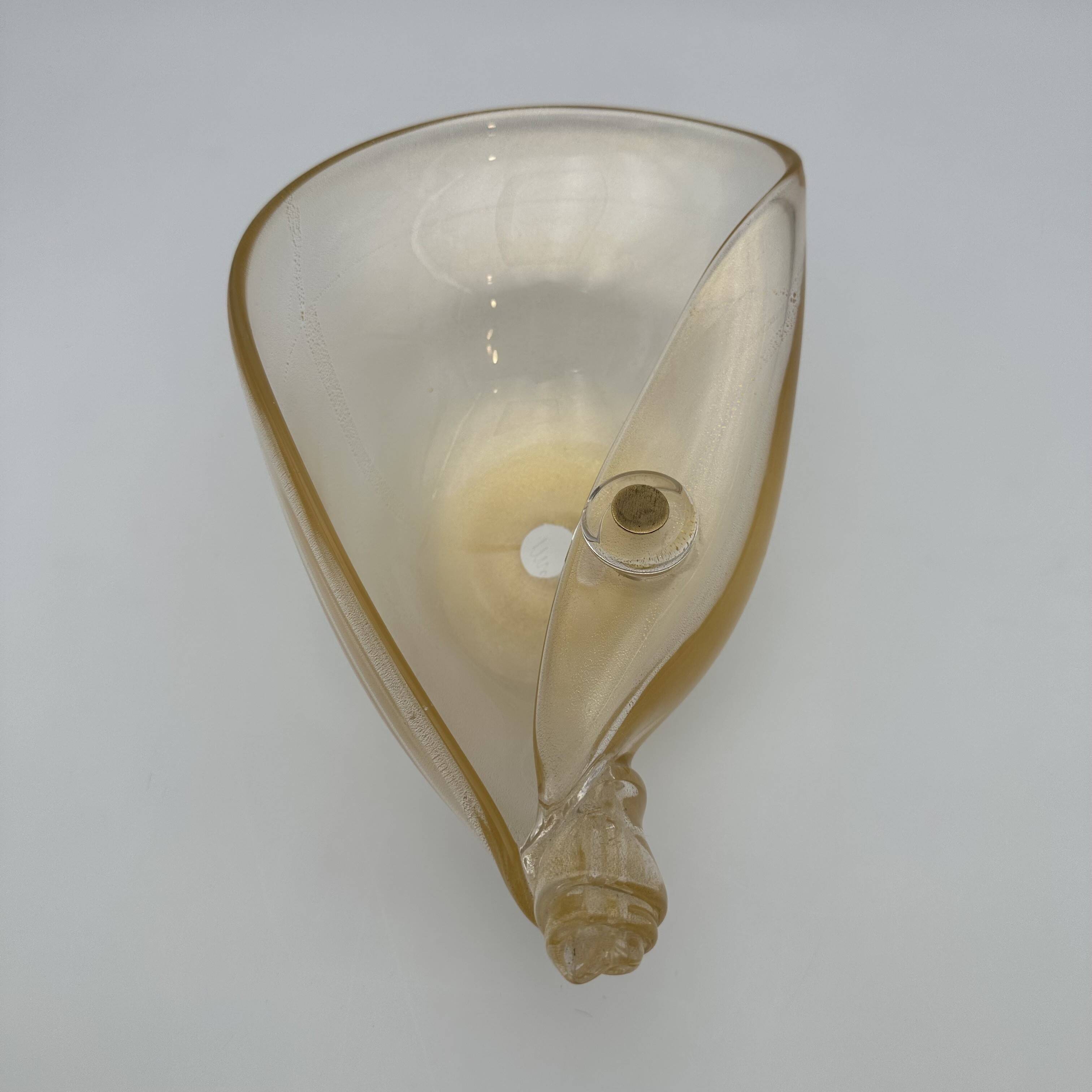 Coupe de Forme Libre en Verre Irisé de Murano, Barovier & Toso, Années 1950