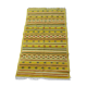 Hand-woven yellow kilim in pure wool 105×200cm