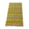 Hand-woven yellow kilim in pure wool 105×200cm