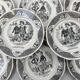 10 talking dessert plates on the theme of riddles Sarreguemines