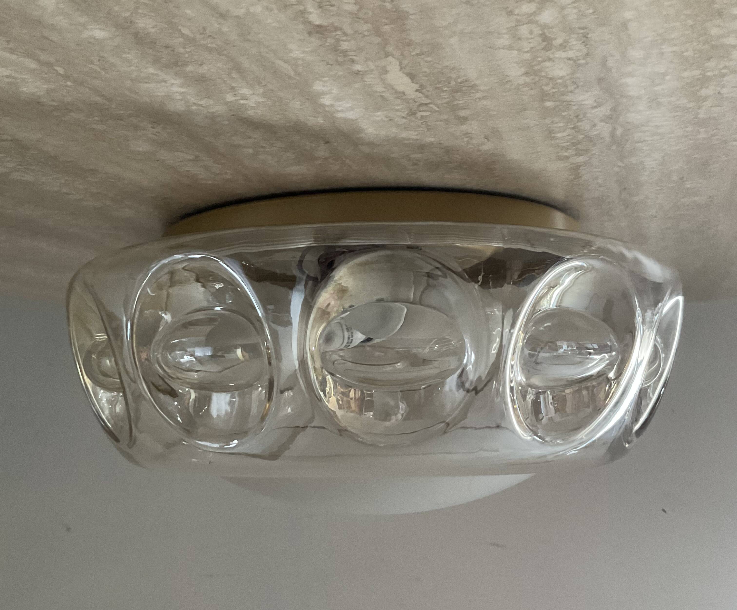 Helena Tynell attribution ceiling lamp from the 70s