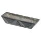 Rectangular moulded concrete planter, French Art Deco, 1940s