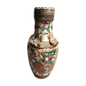 Vase céramique  craquelé