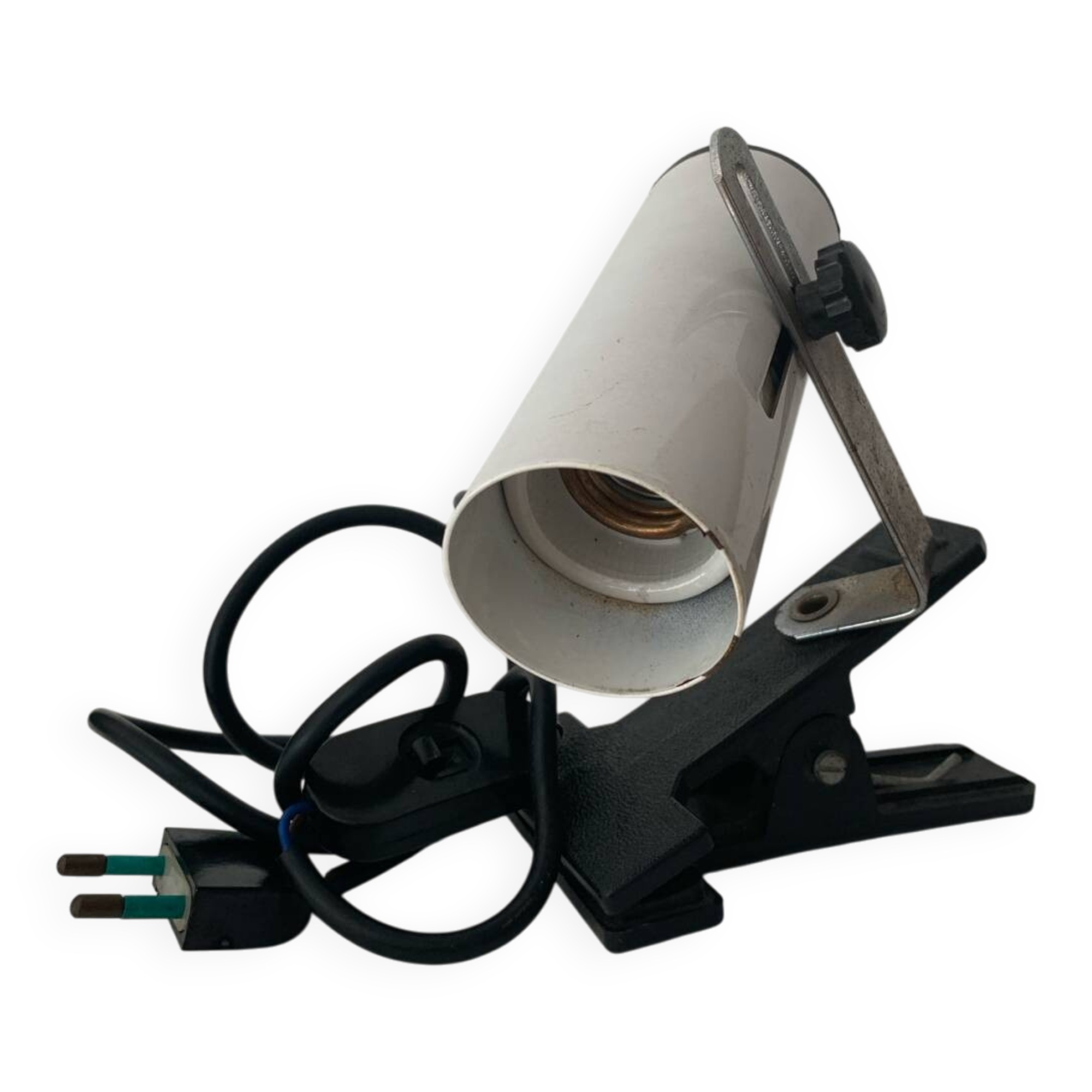 Vintage 70s clamp spotlight