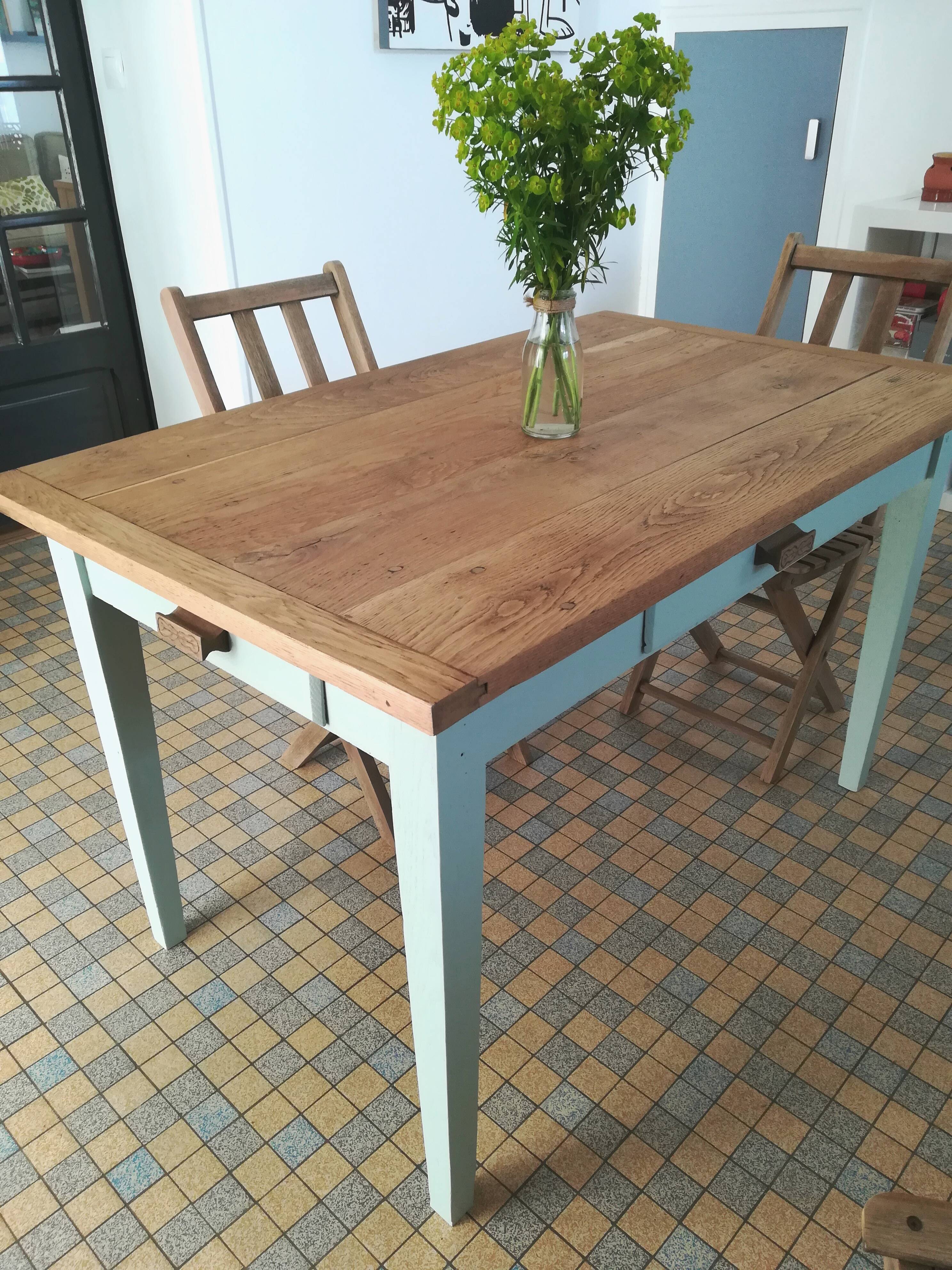 Vintage farm table