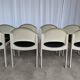 Set of 8 Vintage Aeon Mondial Stackable Chair / Dutch Postmodern Dining Cha