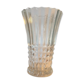 Vase en verre transparent