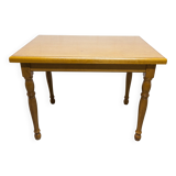 Rustic table from 1960, honey colour, 100x70cm, height 74cm.