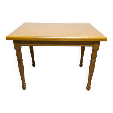 Table rustique 1960 couleur miel 100x70cm Hauteur 74cm