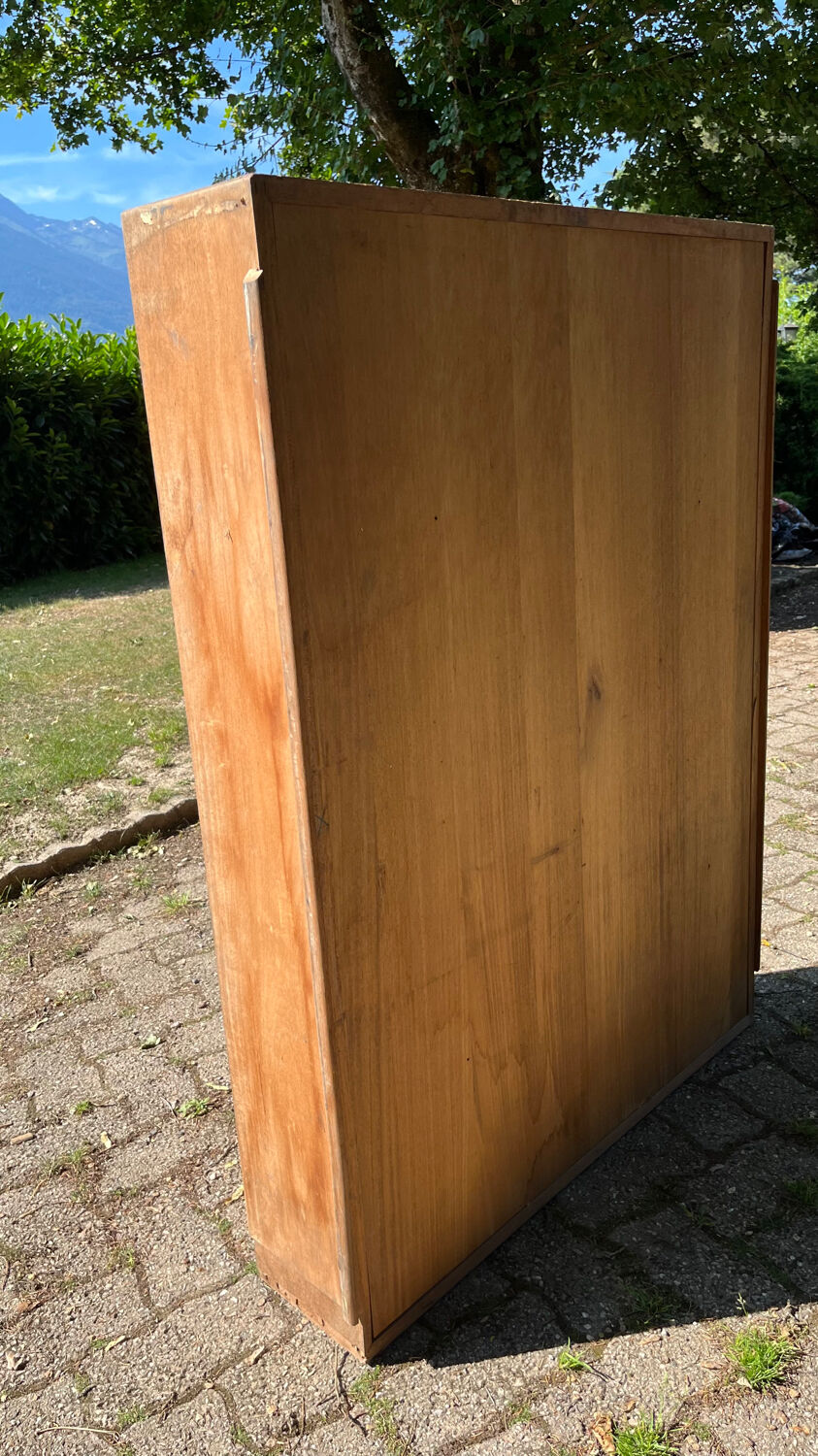 90s wooden storage chest