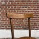 Bistro chair in turned wood, Thonet style