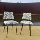 Paire de chaises des années 50