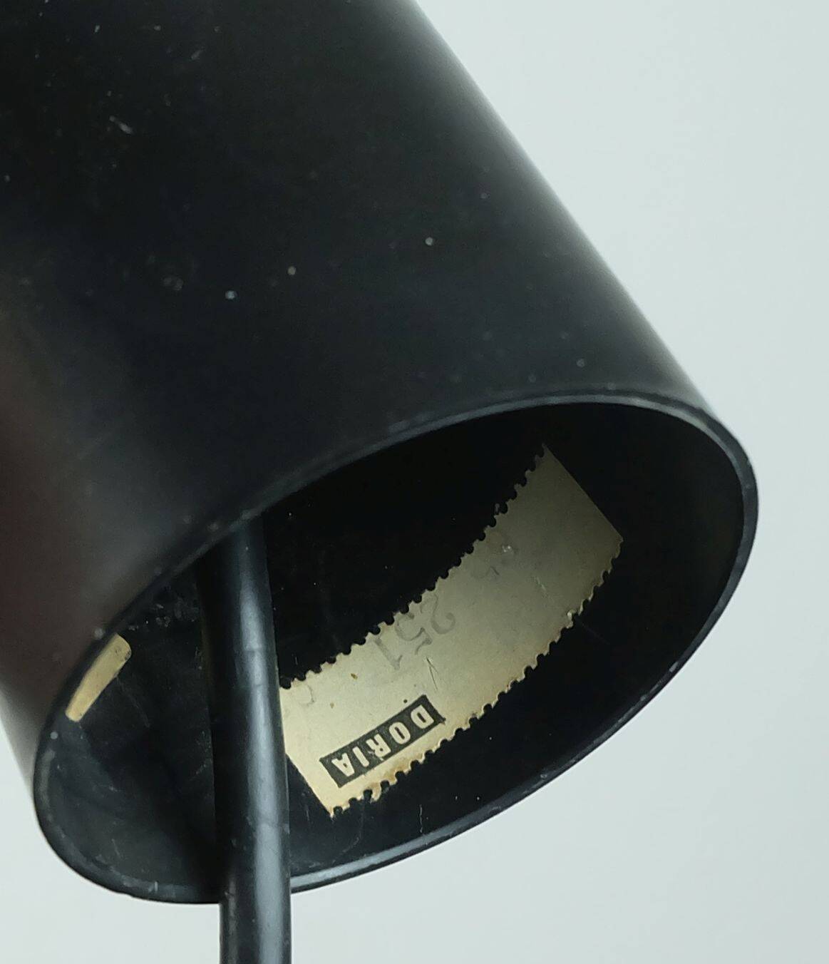 No. 2 of 2 - elegant doria pendant lamp clear and smoke grey 60s 70s