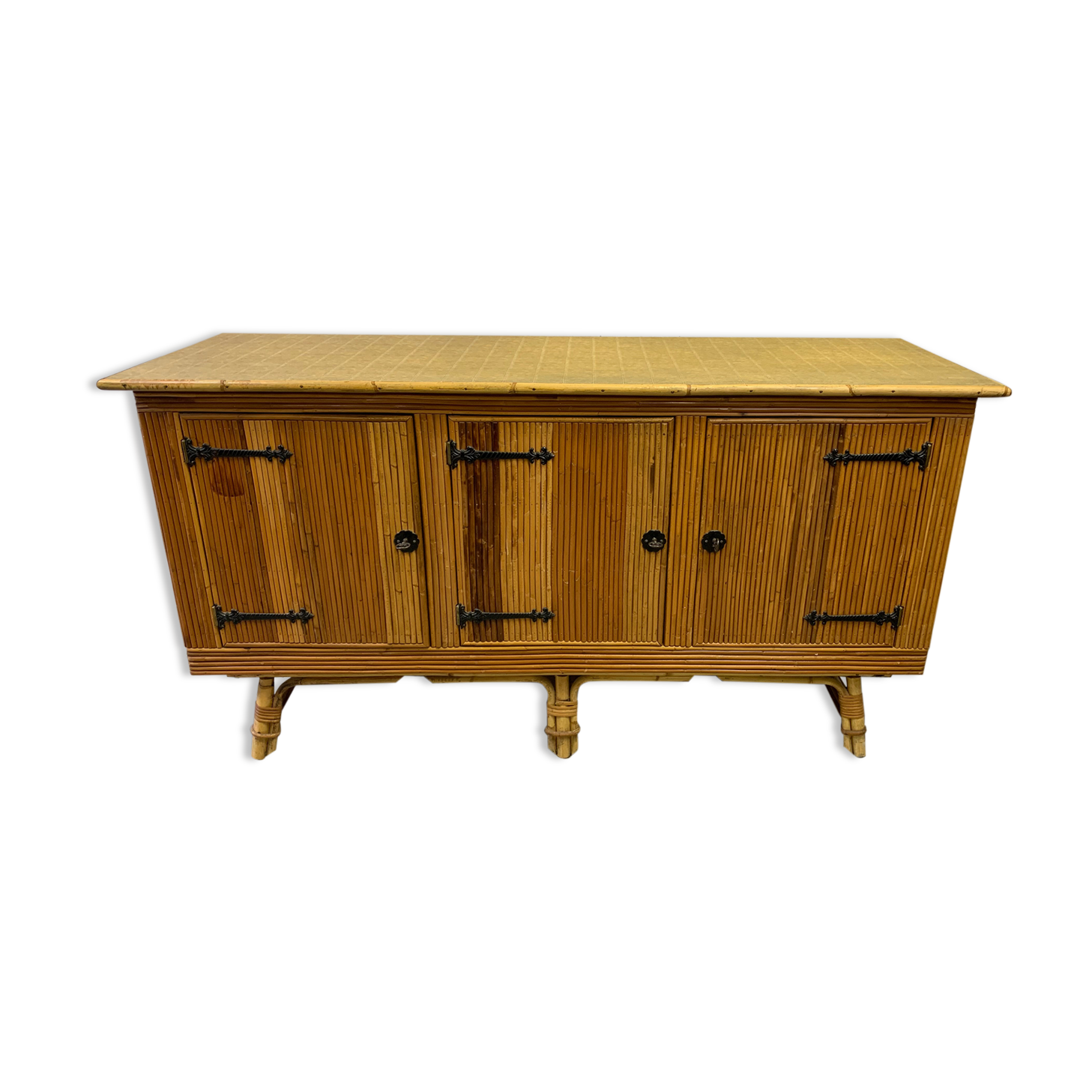 Rattan sideboard