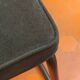 Lot 4 chaises velours noir