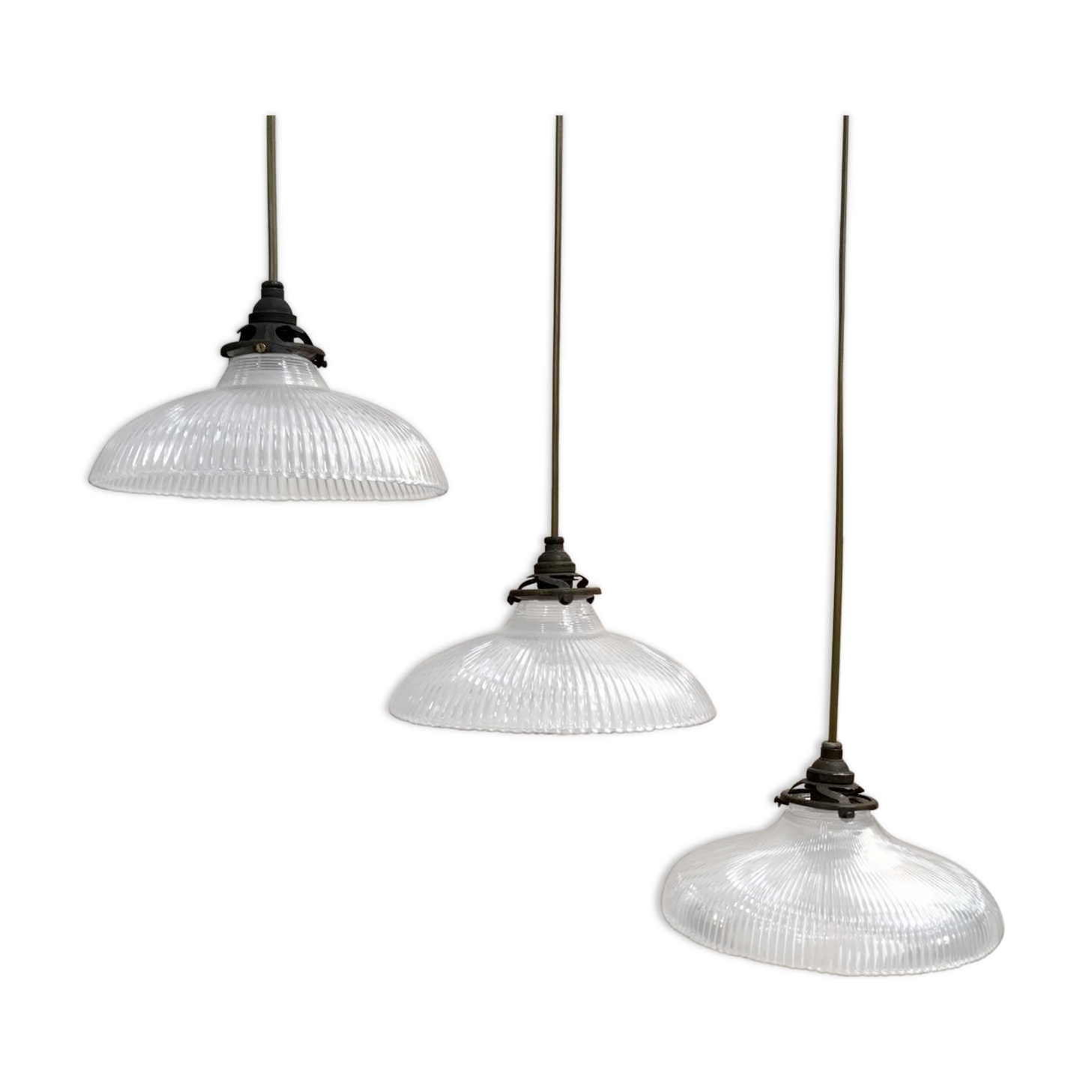 Set of 3 suspensions Holophane
