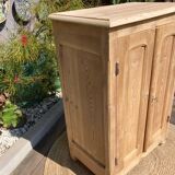 Parisian sideboard in solid thick pine / high