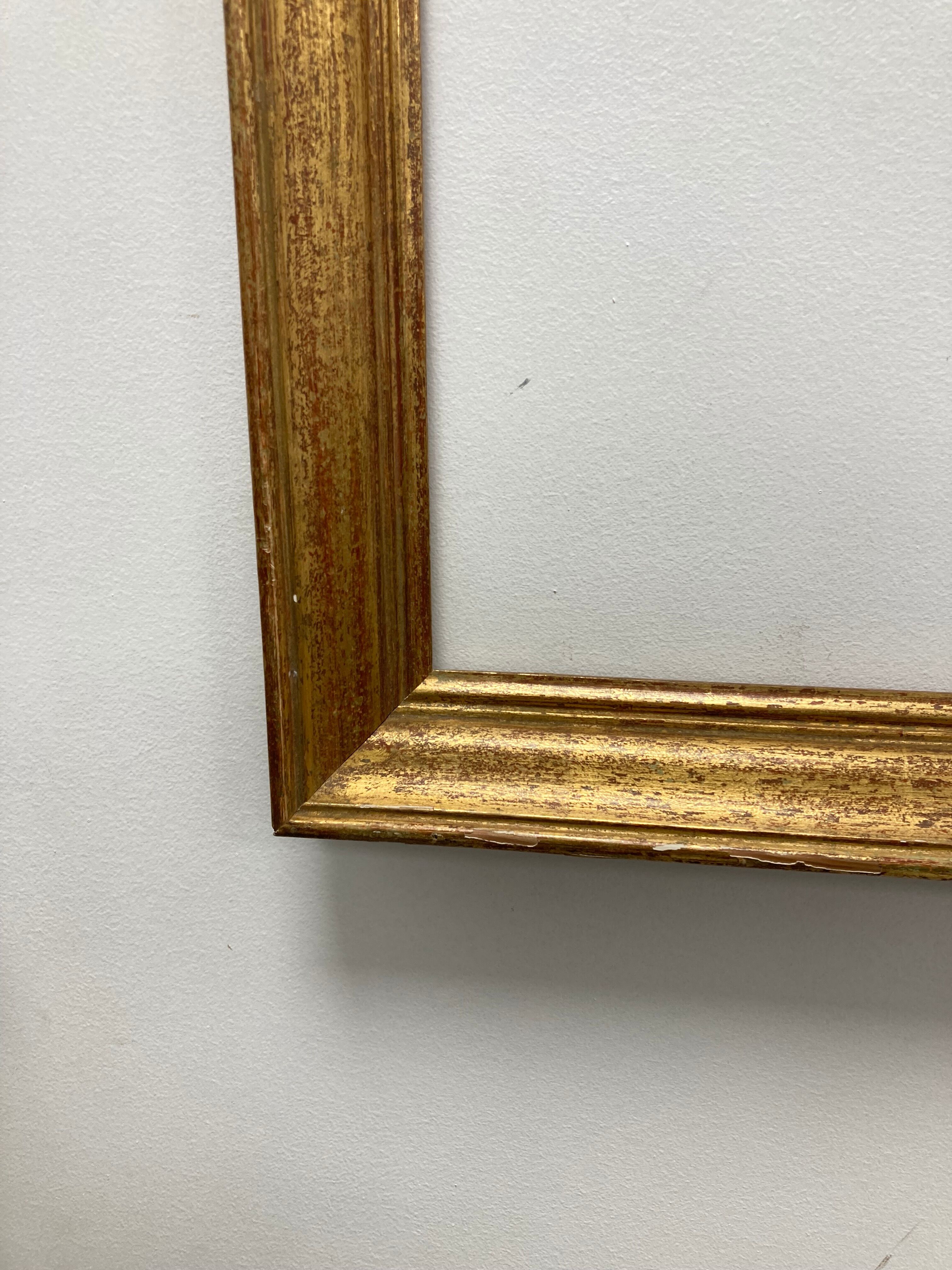 Golden vintage frame