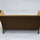 1960s, Danish 2 seater sofa, furniture velour, original condition.