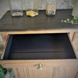 3/4 oak Flemish spent grain sideboard