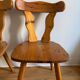 Chairs made of solid pine