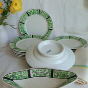 Old service Sarreguemines Digoin model Reinette Art