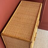 rattan chest of drawers