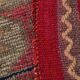 3x12 Red & Navy Blue Oushak Runner Rug, 83x352Cm