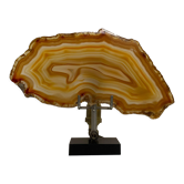 Lampe Veilleuse vintage avec son diffuseur en tranche d’agate