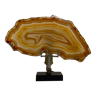 Vintage night light lamp with its agate slice diffuser