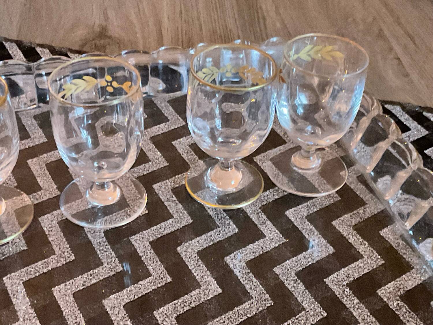Baccarat service liqueur