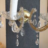 Pair of grapevine wall lamps 1960