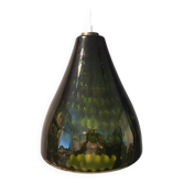 Grande lampe suspendue conçue par Carl Fagerlund pour Örrefors Suède années 1960-70.