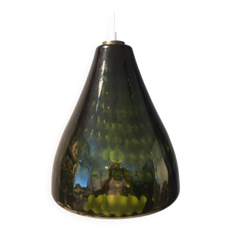 Large hanging lamp designed by Carl Fagerlund for Örrefors Sweden 1960-70s.