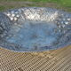 Large dish or cut metal deco vine, foot balls