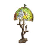 Stained glass lamp floral