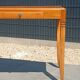 Vintage Scandinavian-style wooden table with drawer, 1950s-60s.