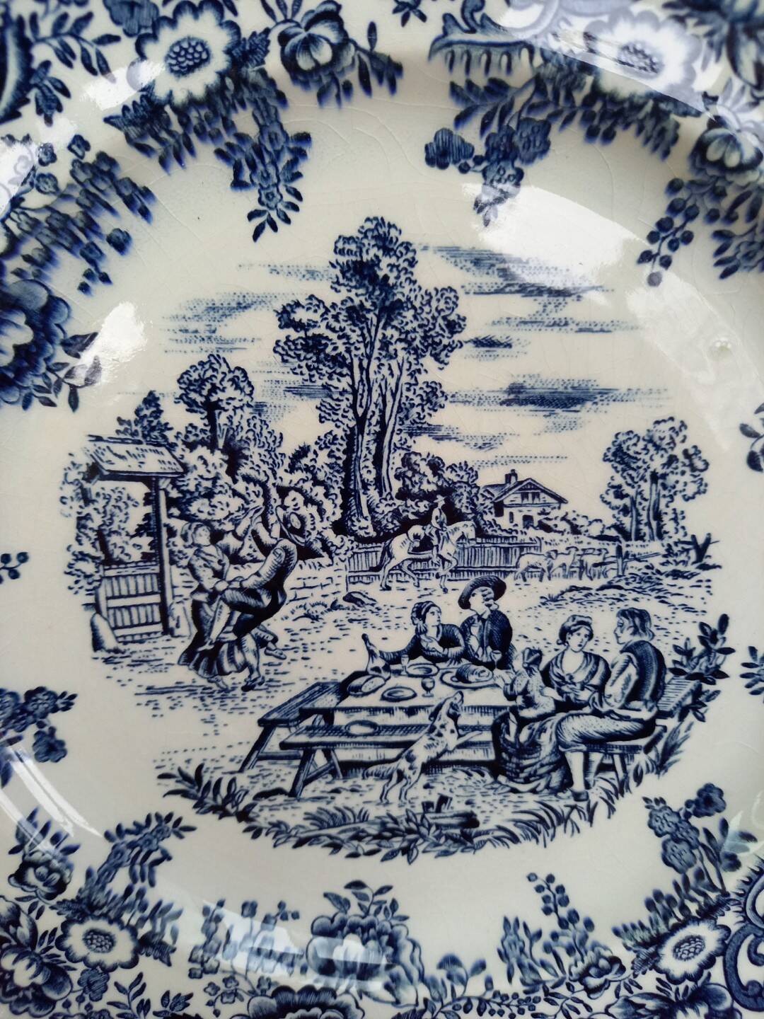 Luneville decorative flat plate