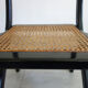 Vintage cannée folding chair
