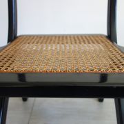 Chaise pliante cannée vintage