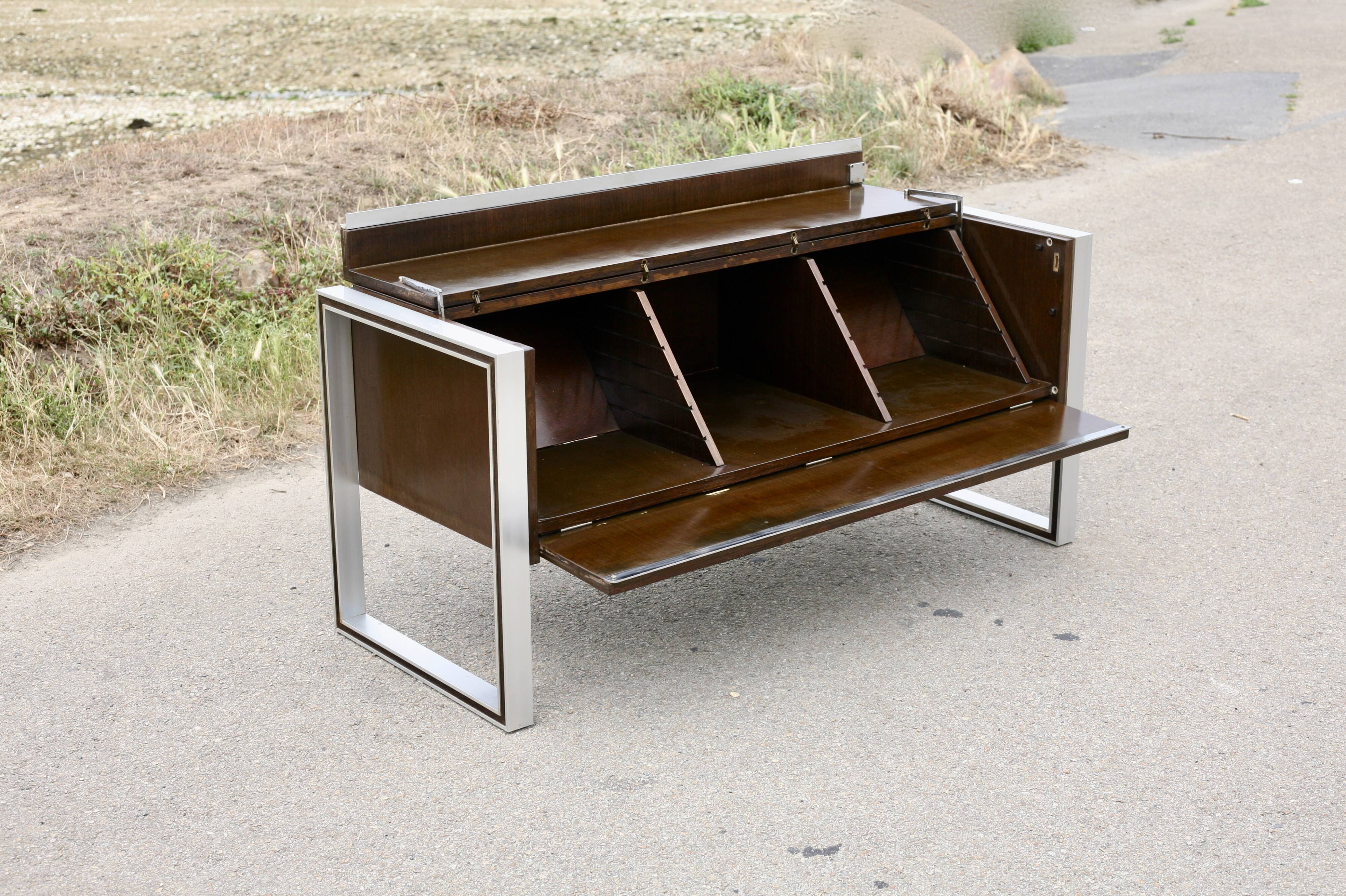 Claude Gaillard secretary sideboard, 1970s