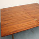1960s diningtable in teak and oak