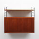 Wall unit in teak by Nisse Strinning