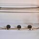 Vintage coat rack 5 aluminum pads