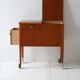 Scandinavian Vintage Mahogany Storage Trolley