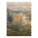 Old painting tableau Vieux Mâs at the Aire Saint-Michel E.Duru 1951