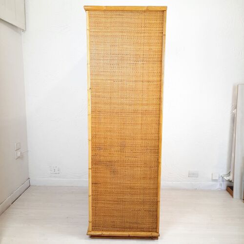 Vintage wardrobe, Dal Vera, bamboo.