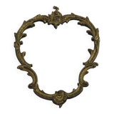 Miroir ancien en bronze /vintage